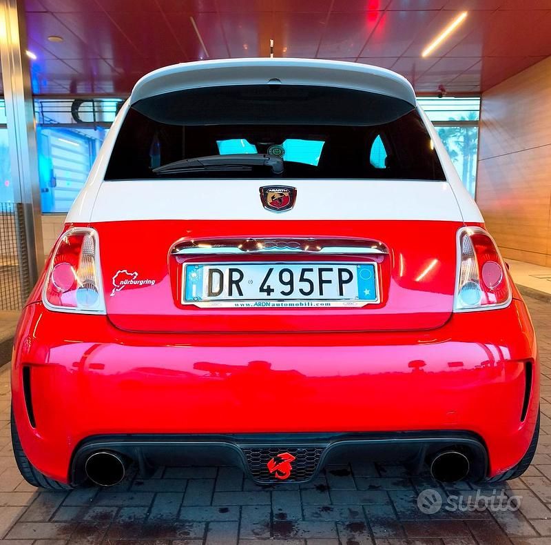 Usata Abarth 500 2008 Rosso Utilitaria