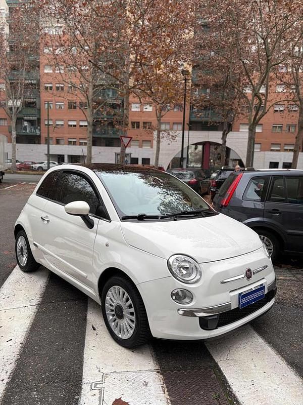 Usata Fiat 500 Lounge 69 CV (50 kW) 2014 Bianco Utilitaria