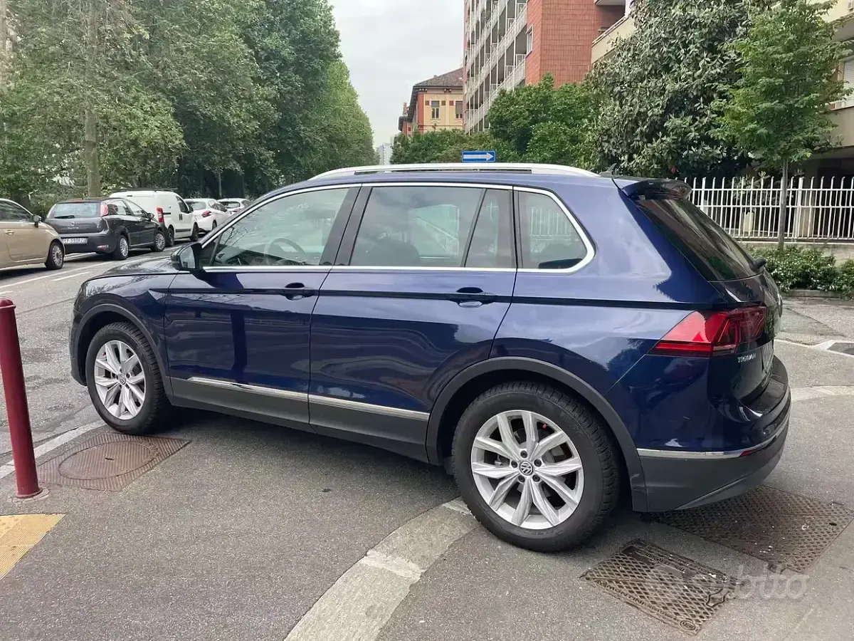 Usata VW Tiguan Executive 150 CV (110 kW) 2017 Blu SUV