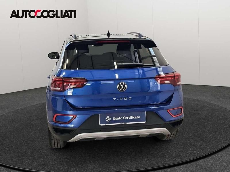 Usata VW T-Roc Life 110 CV (80 kW) 2022 Nero SUV