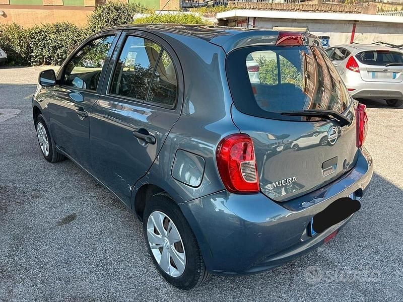 Usata Nissan Micra Visia 80 CV (58 kW) 2015 Grigio Utilitaria