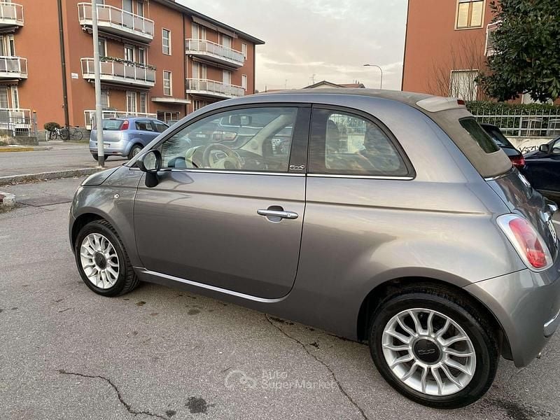Usata Fiat 500C Lounge 69 CV (50 kW) 2011 Grigio Cabrio