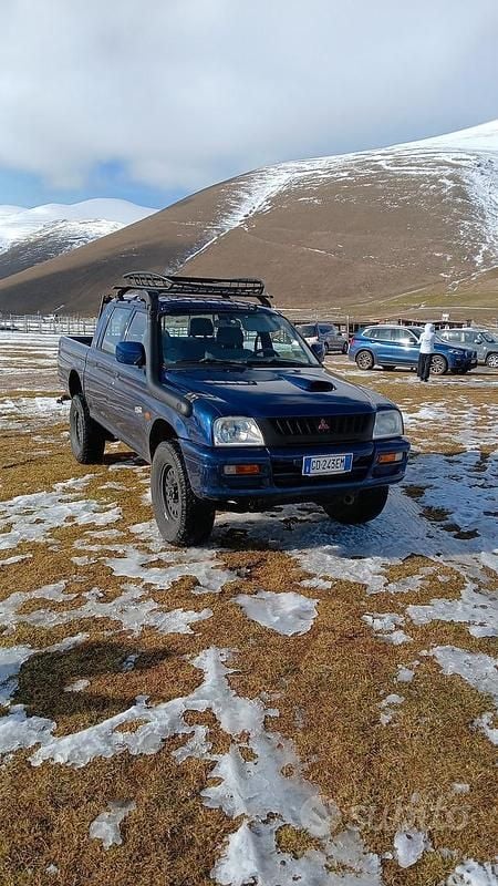 Usata Mitsubishi L200 1999 Blu Pick-up