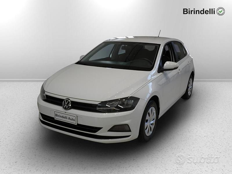 Usata VW Polo Trendline 89 CV (65 kW) 2021 Bianco Utilitaria