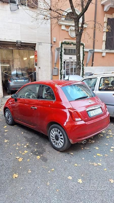 Usata Fiat 500 Lounge 69 CV (50 kW) 2019 Rosso Utilitaria