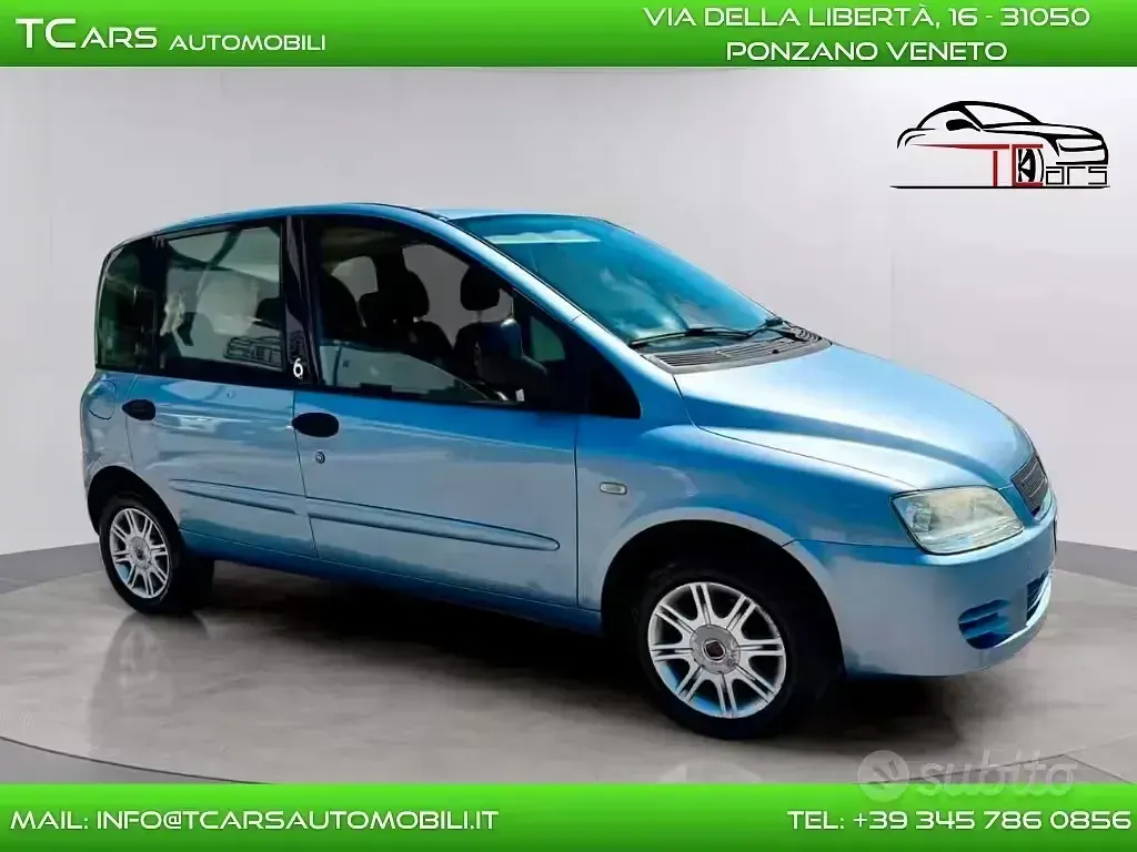 Usata Fiat Multipla 103 CV (75 kW) 2009 Blu Monovolume