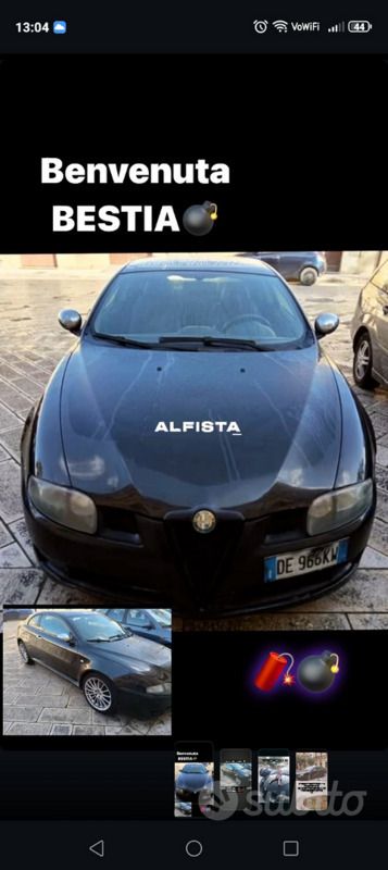 Usata Alfa Romeo GT 150 CV (110 kW) 2007 Nero Coupé