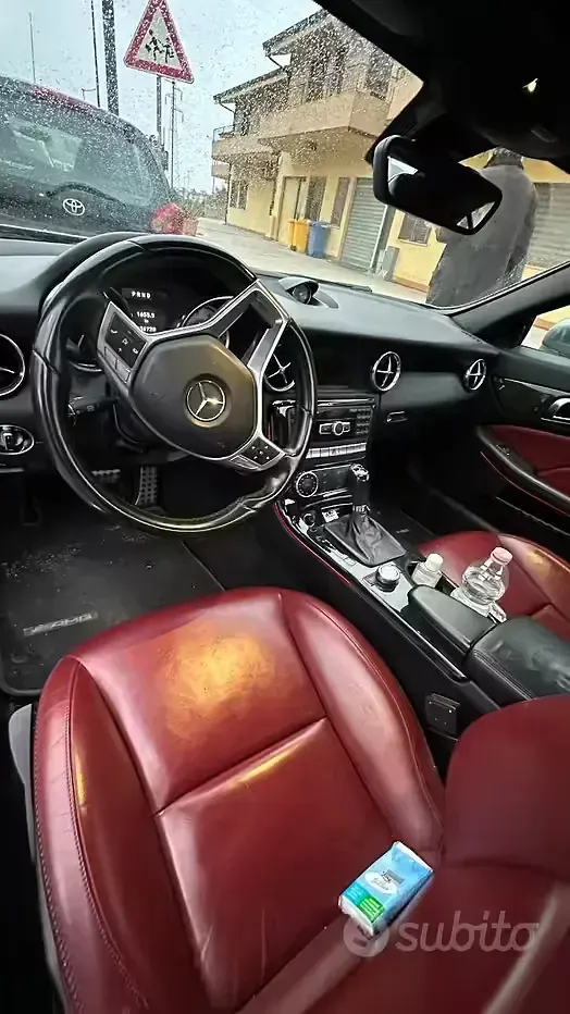 Usata Mercedes SLK200 Premium 184 CV (135 kW) 2011 Grigio Cabrio