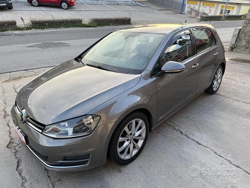 Usata VW Golf VII Highline 110 CV (80 kW) 2015 Grigio Berlina