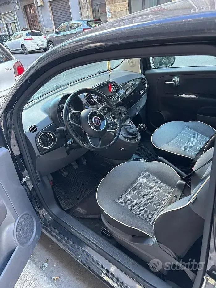 Usata Fiat 500 95 CV (69 kW) 2017 Nero Berlina