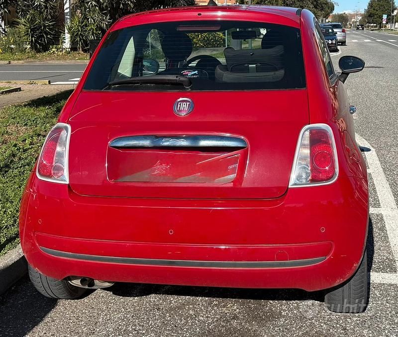 Usata Fiat 500 69 CV (50 kW) 2015 Rosso Utilitaria