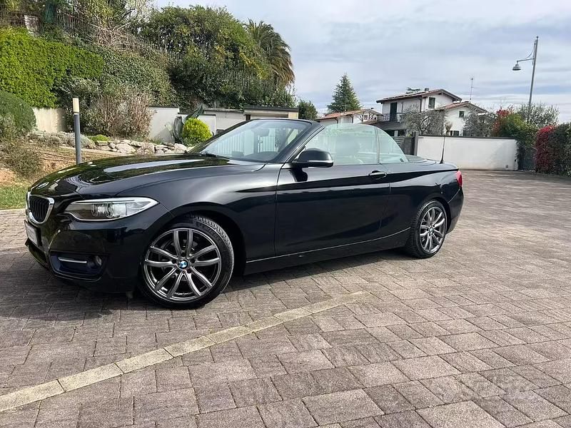 Usata BMW 218 M Sport 150 CV (110 kW) 2017 Nero Cabrio