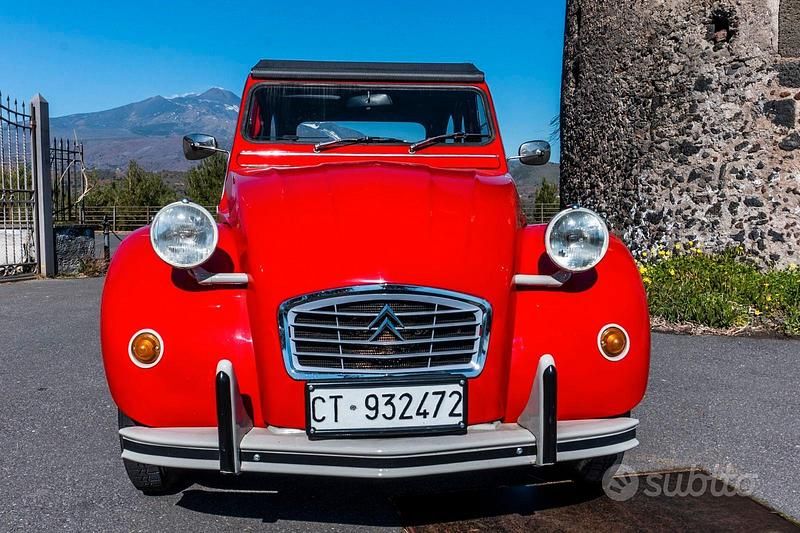 Usata Citroën 2CV 29 CV (21 kW) 1983 Rosso Berlina