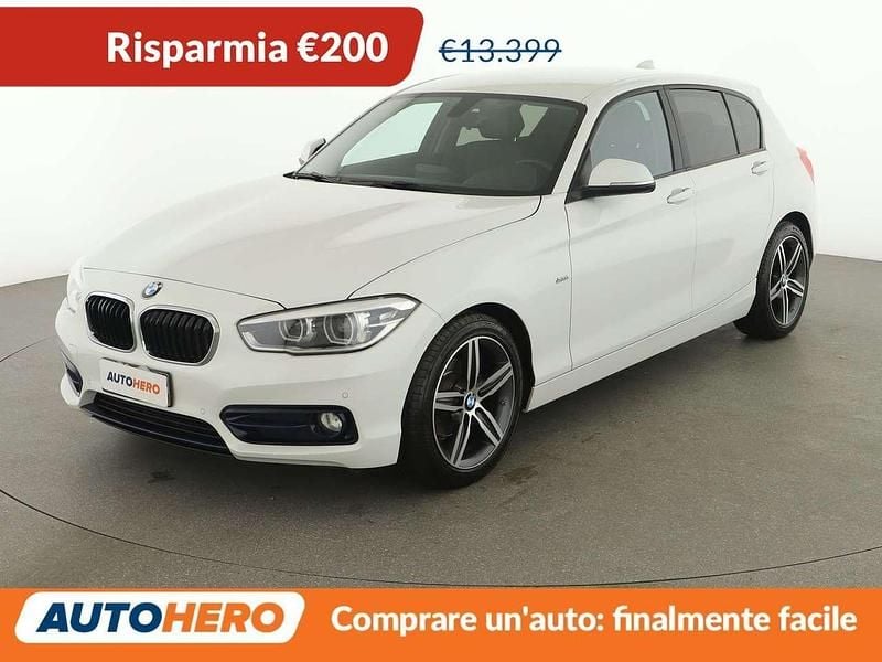 Usata BMW 116 Sport Line 110 CV (80 kW) 2015 Bianco Utilitaria