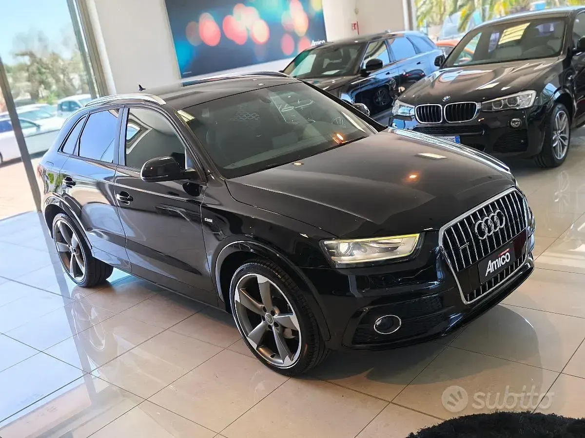 Usata Audi Q3 S-Line 177 CV (130 kW) 2014 Nero SUV