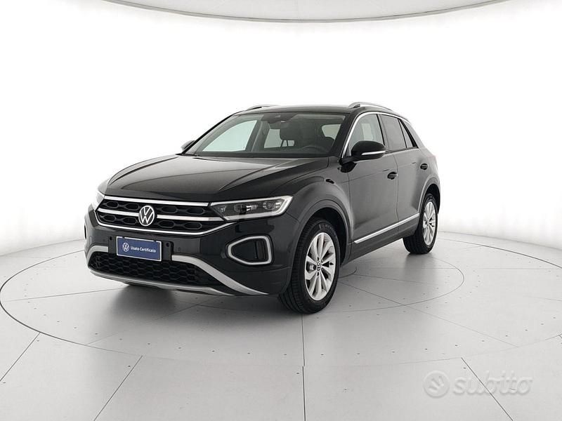 Deep black perlato Usata 2022 VW T-Roc Style SUV | 20.900 € (Buon prezzo) - Immagine 1/4