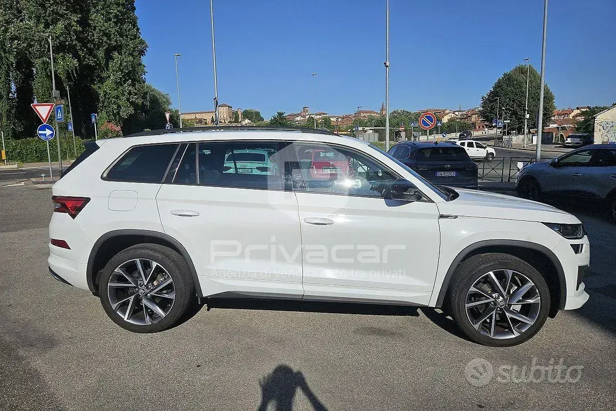 Usata Skoda Kodiaq SportLine 150 CV (110 kW) 2023 Bianco SUV