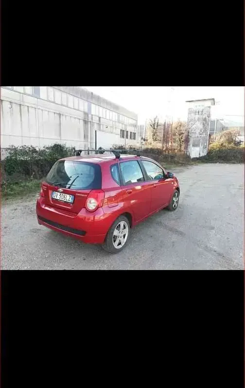 Usata Chevrolet Aveo 84 CV (61 kW) 2009 Rosso Berlina