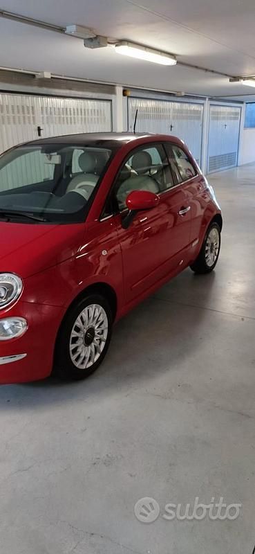 Usata Fiat 500 Lounge 69 CV (50 kW) 2016 Rosso Berlina