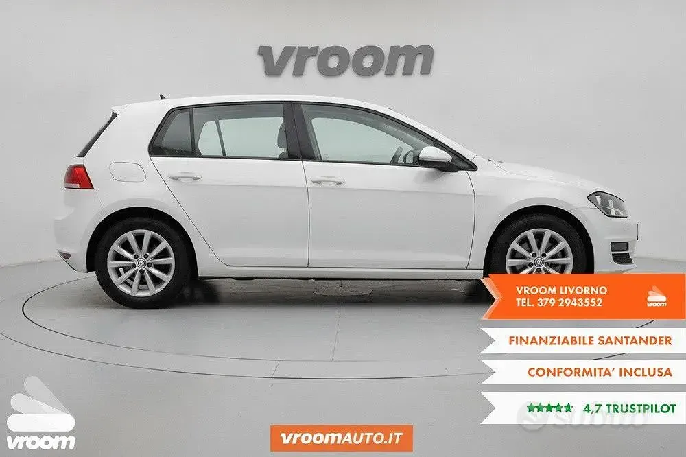 Usata VW Golf VII LOUNGE 110 CV (80 kW) 2016 Bianco Utilitaria