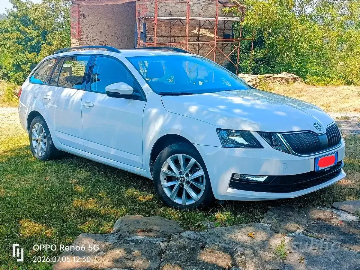 Usata Skoda Octavia G-TEC 110 CV (80 kW) 2017 Bianco Station wagon