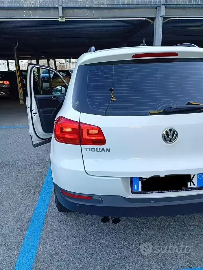 Usata VW Tiguan 110 CV (80 kW) 2015 Bianco SUV