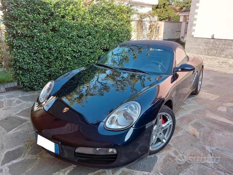 Usata Porsche Boxster 240 CV (176 kW) 2005 Blu/azzurro Cabrio