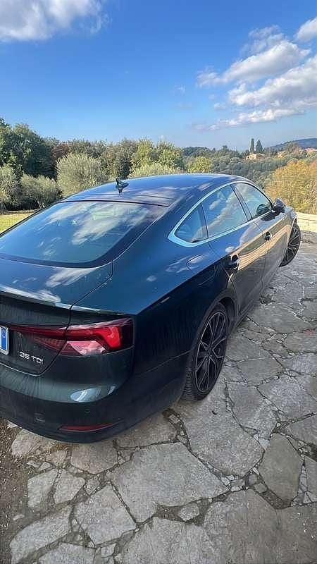 Usata Audi A5 Sportback Sport 150 CV (110 kW) 2019 Verde Utilitaria