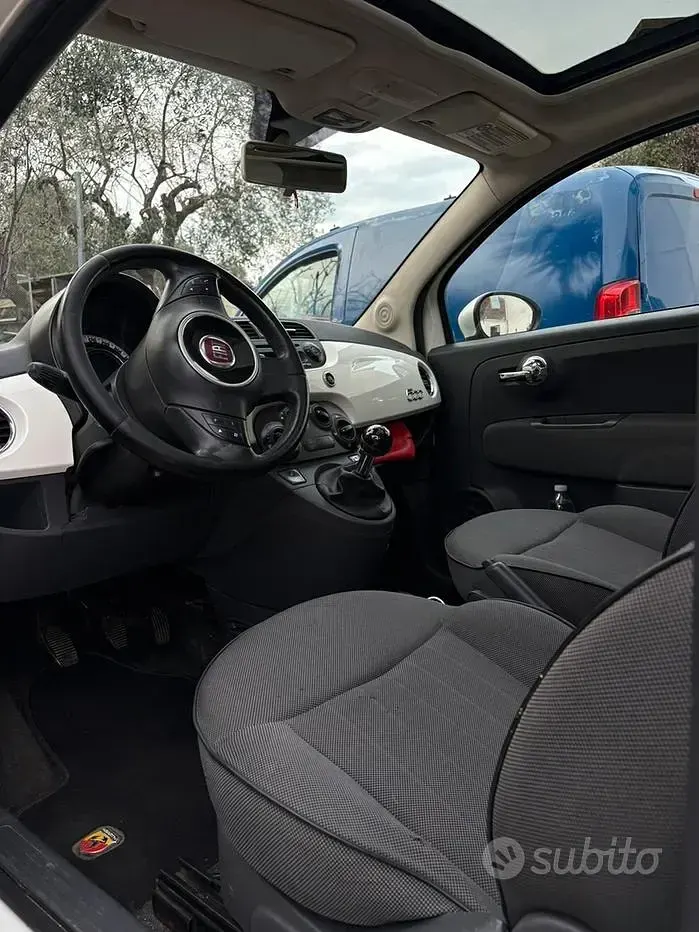 Usata Fiat 500 95 CV (69 kW) 2013 Bianco Berlina