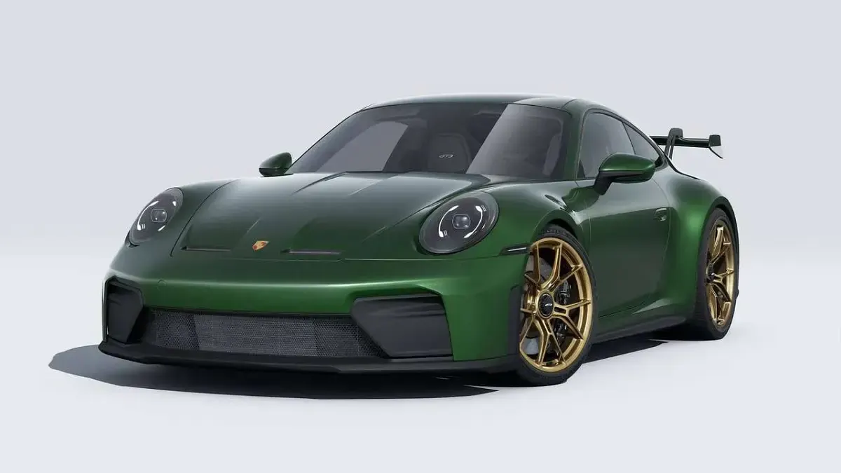 Nuova Porsche 992 Sport 510 CV (375 kW) 2026 Oak green Coupé