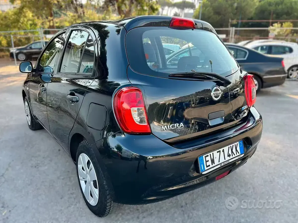 Usata Nissan Micra Visia 80 CV (58 kW) 2014 Nero Utilitaria