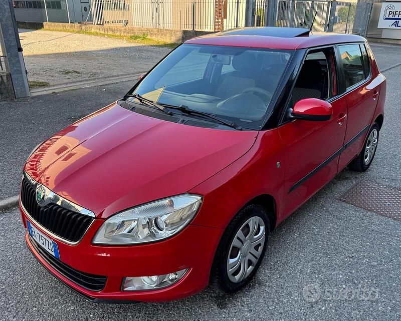 Usata Skoda Fabia 85 CV (62 kW) 2011 Rosso Berlina