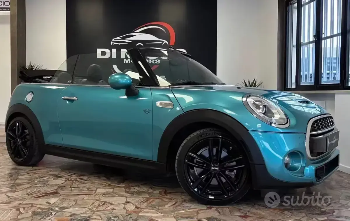 Usata Mini Cooper S Cabriolet 192 CV (141 kW) 2016 Blu Cabrio