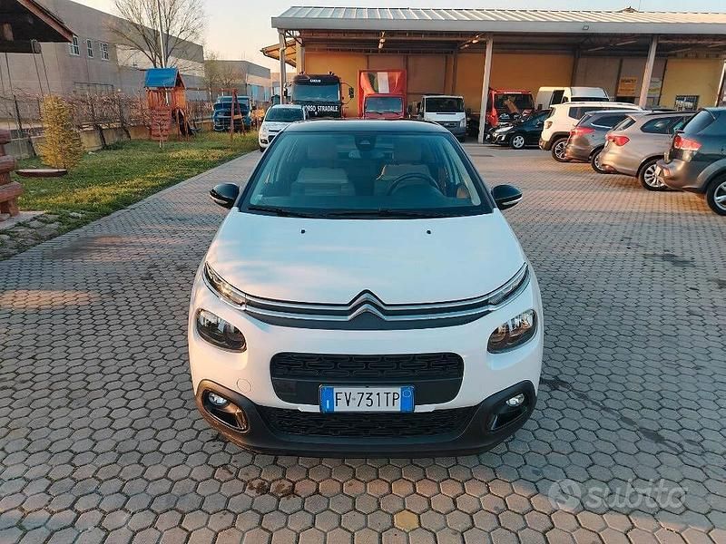 Usata Citroën C3 Feel 83 CV (61 kW) 2019 Bianco Utilitaria