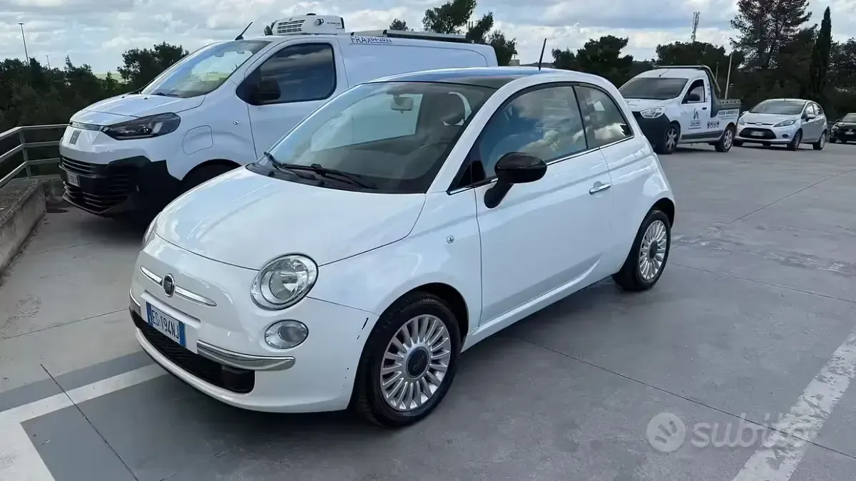 Usata Fiat 500 Lounge 69 CV (50 kW) 2013 Bianco Berlina