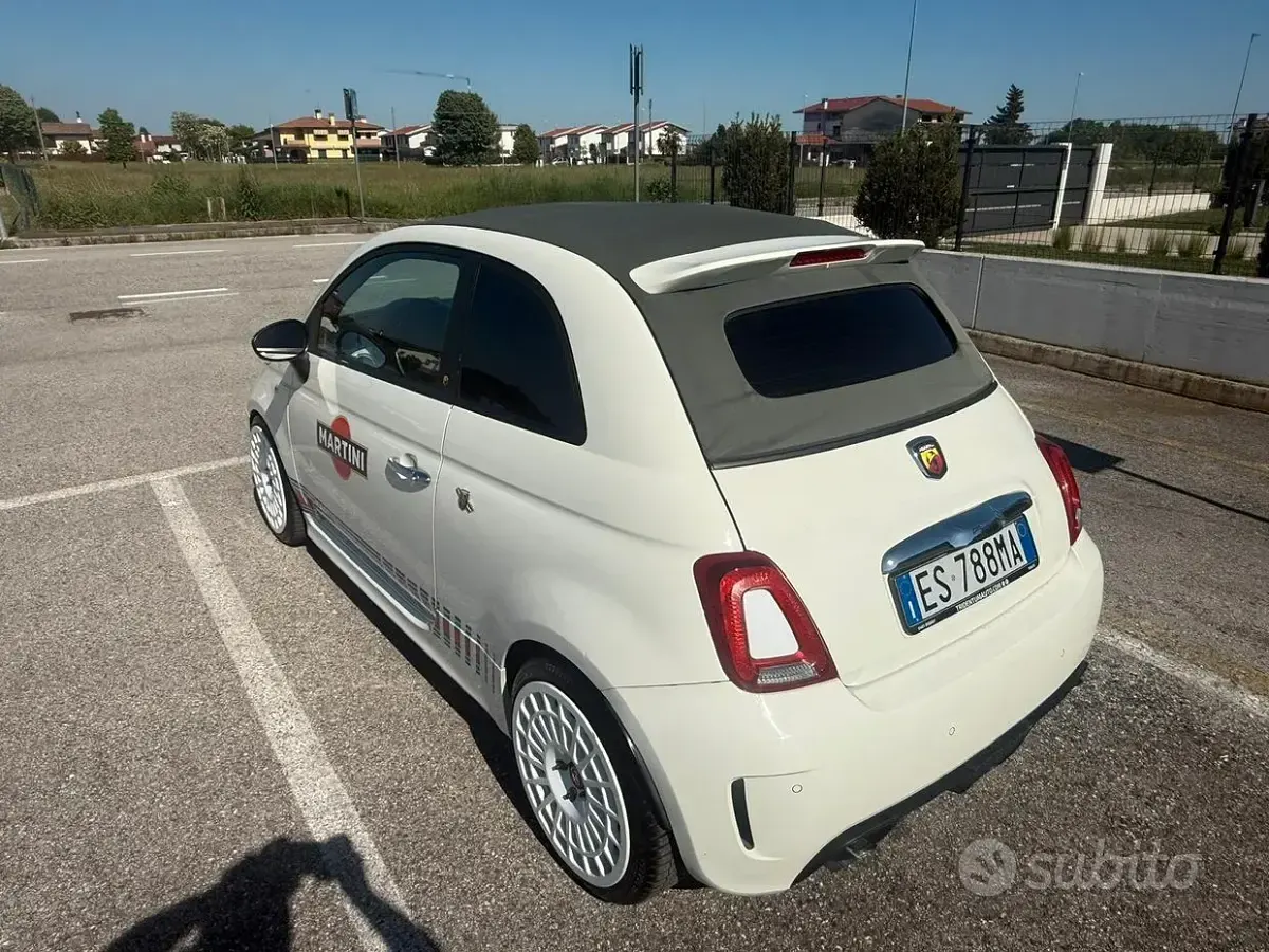 Usata Fiat 500 Abarth 135 CV (99 kW) 2013 Bianco Cabrio