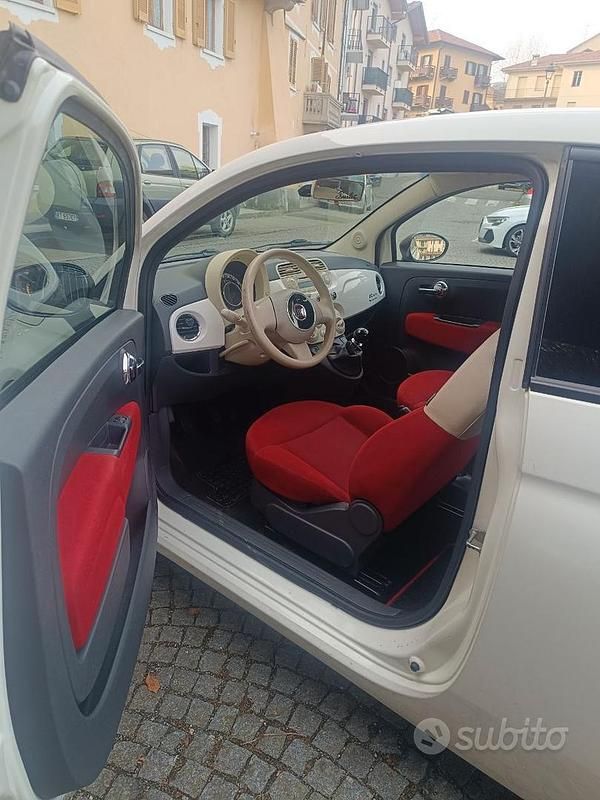 Usata Fiat 500 2009 Bianco Cabrio