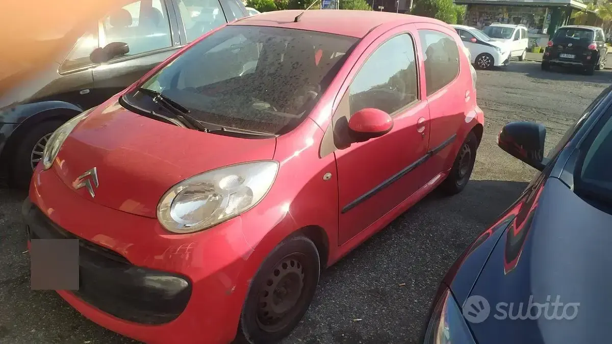 Usata Citroën C1 68 CV (50 kW) 2008 Rosso Utilitaria