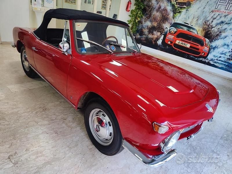 Usata Fiat 1200 S 1960 Rosso Cabrio