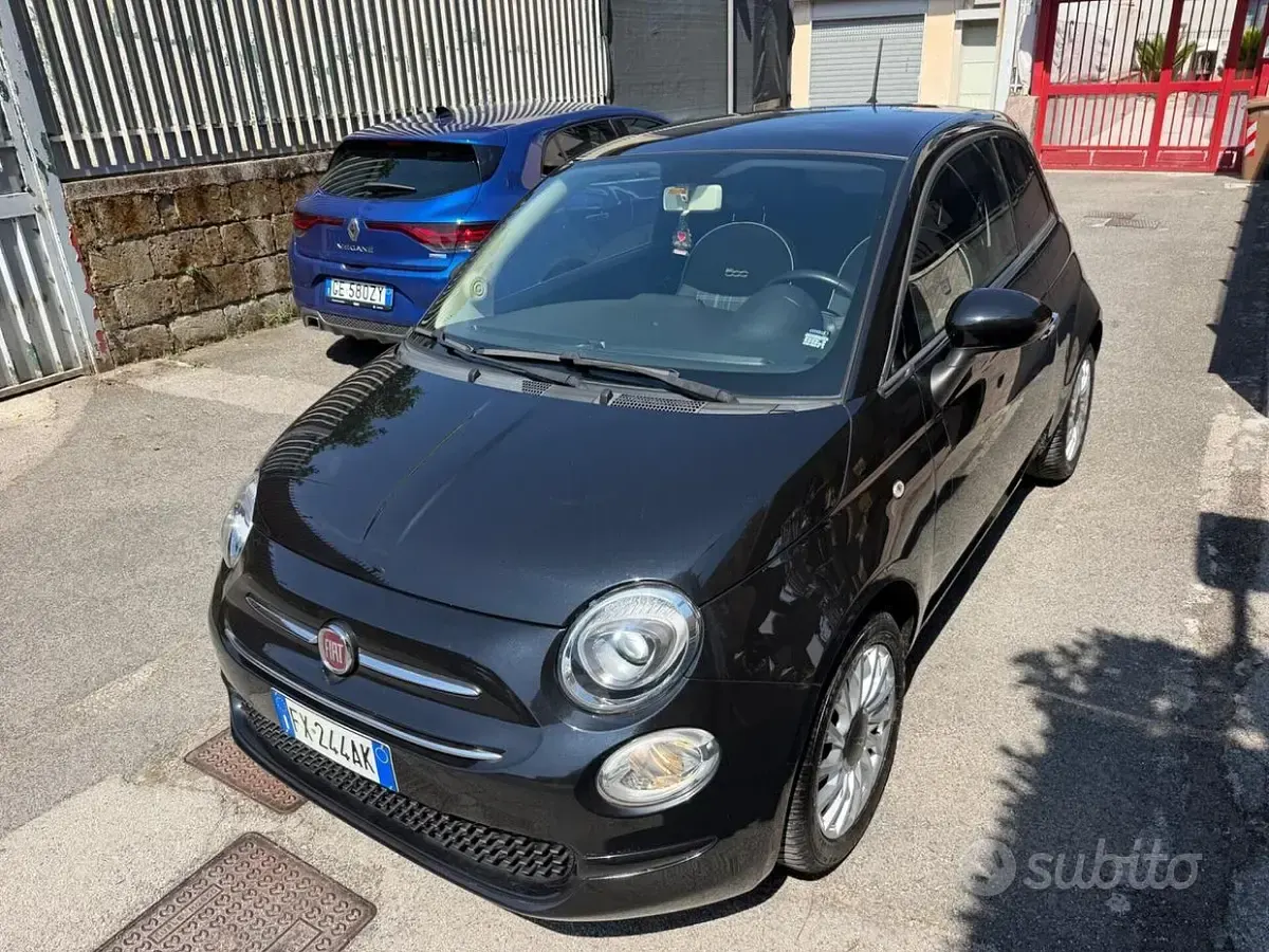 Usata Fiat 500 Lounge 69 CV (50 kW) 2019 Nero Berlina