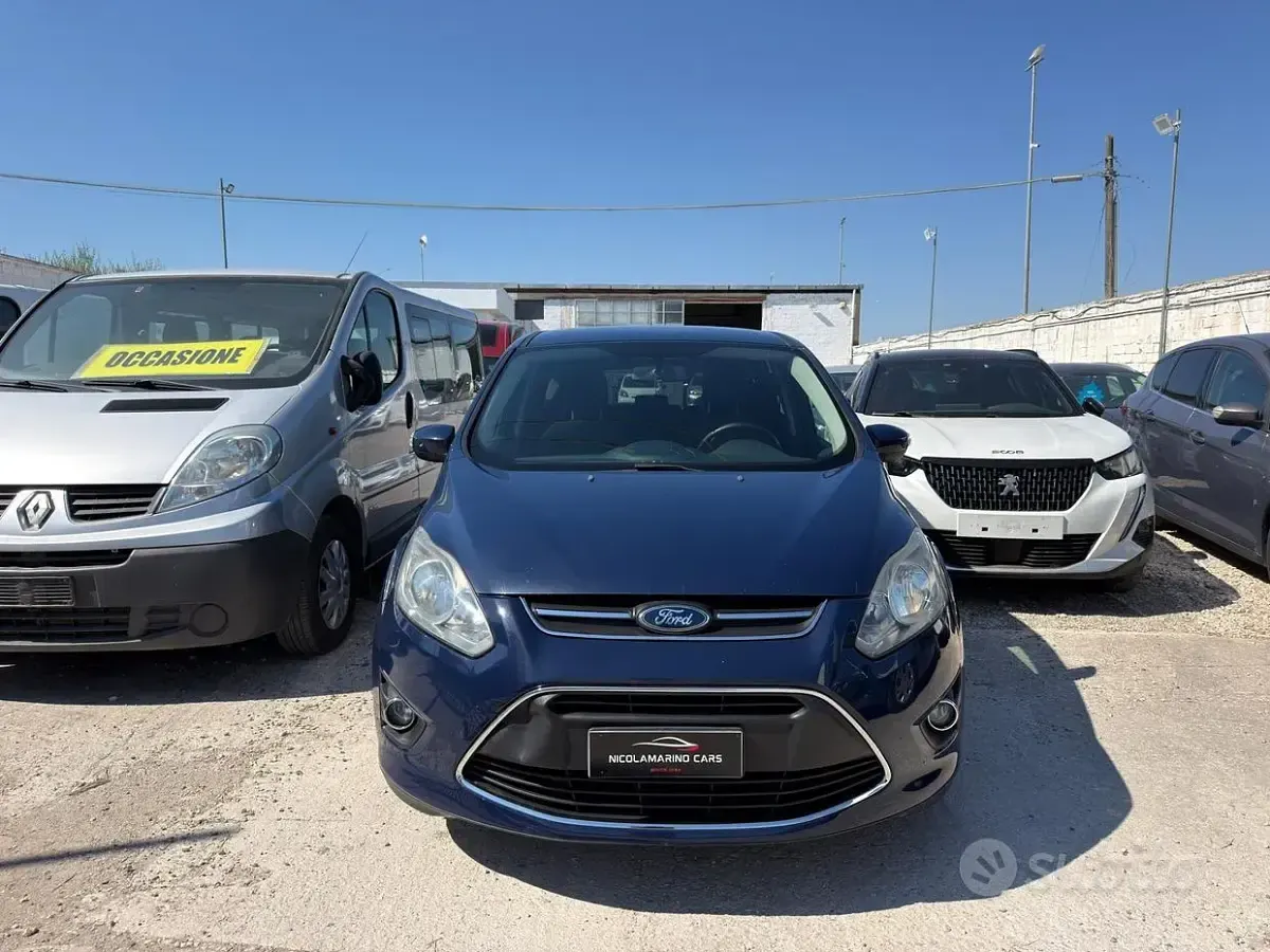Usata Ford C-MAX Titanium 115 CV (84 kW) 2012 Blu Monovolume