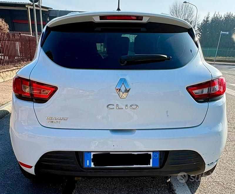 Usata Renault Clio IV 75 CV (55 kW) 2018 Bianco Berlina
