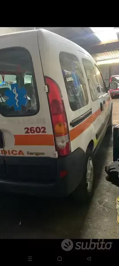 Usata Renault Kangoo 84 CV (61 kW) 2004 Bianco Monovolume