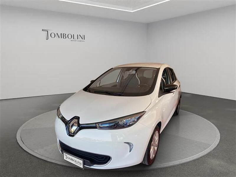 Usata Renault Zoe Intens 100 kW (136 CV) 2015 Bianco Utilitaria
