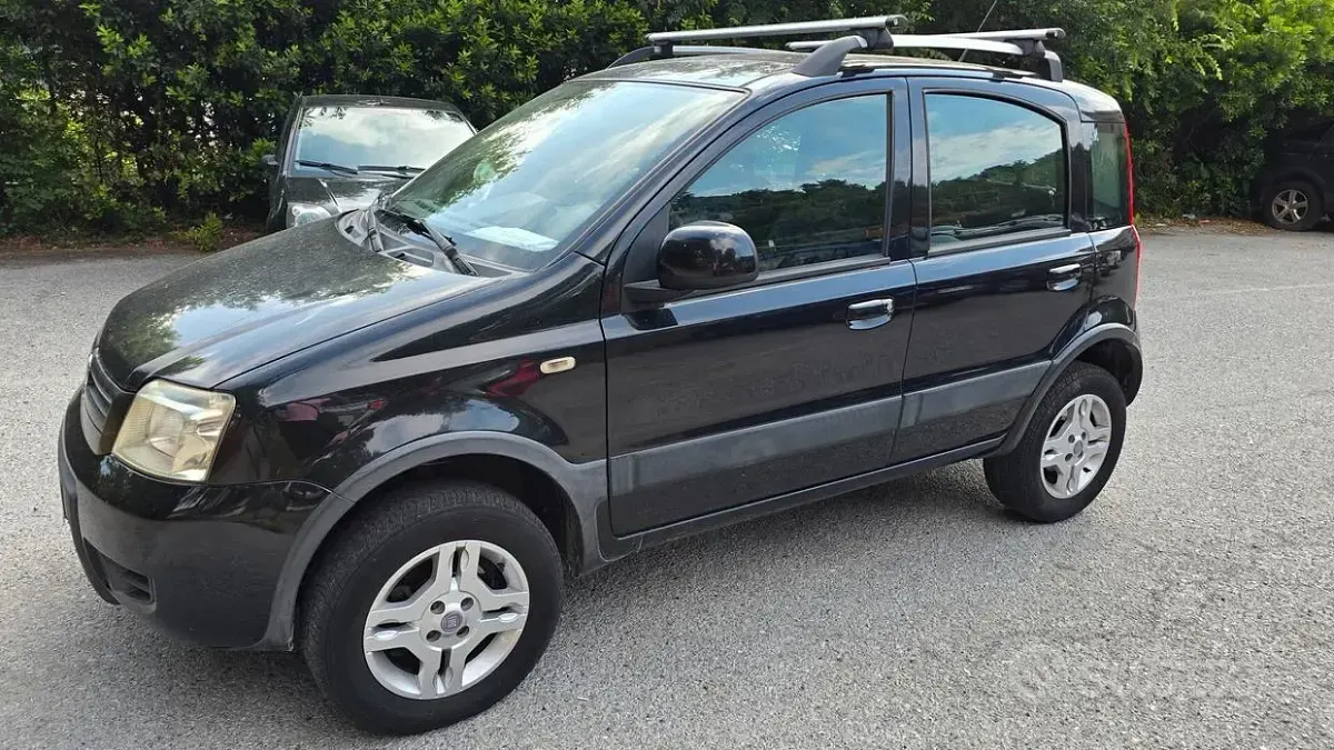 Usata Fiat Panda 4x4 69 CV (50 kW) 2009 Nero Utilitaria