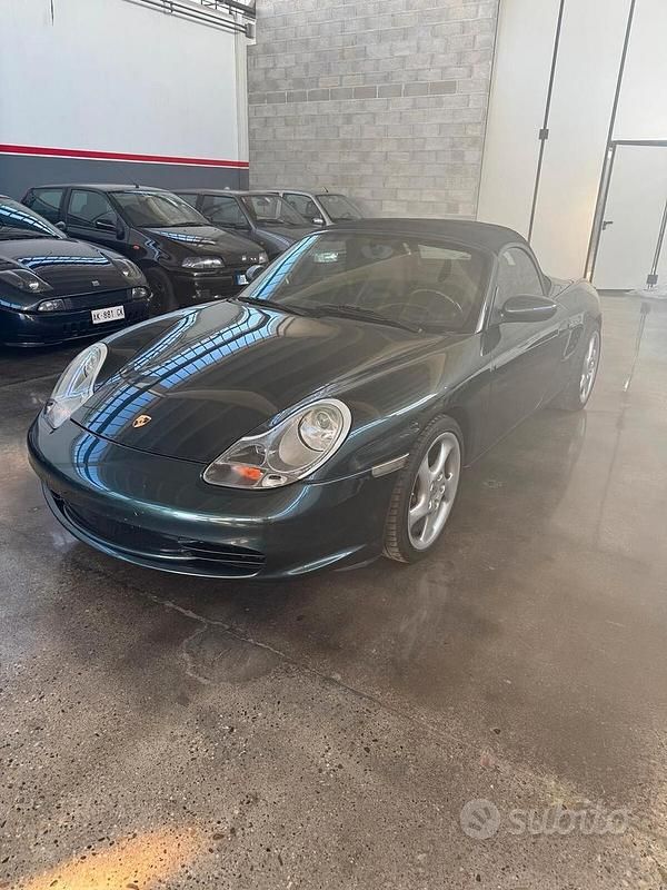 Usata Porsche Boxster 228 CV (167 kW) 2003 Verde Cabrio