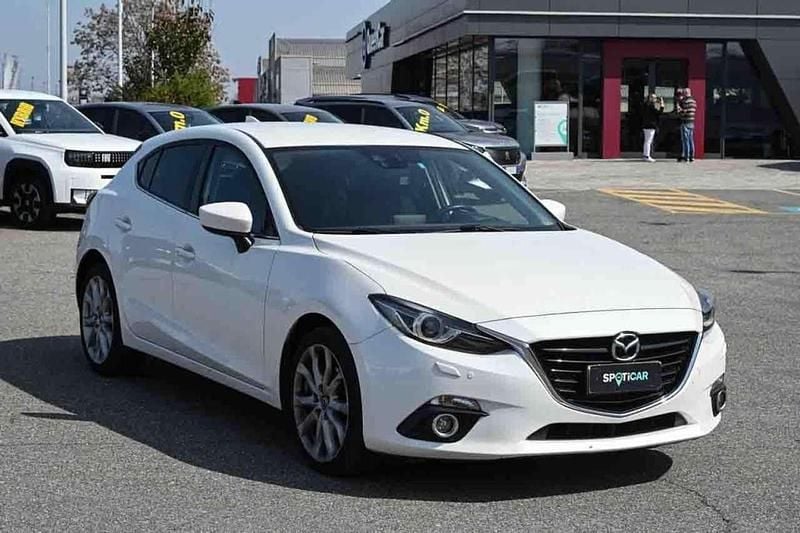 Usata Mazda 3 Exceed 105 CV (77 kW) 2017 Bianco Berlina