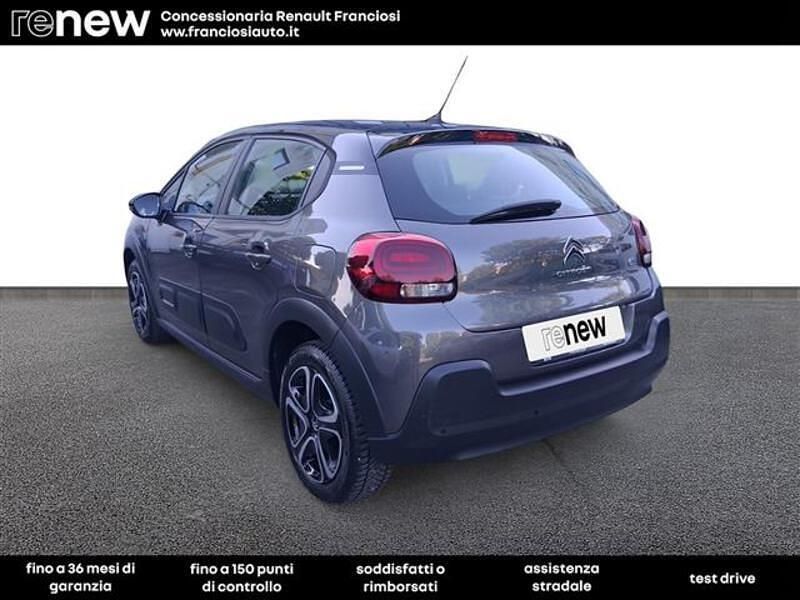 Usata Citroën C3 Shine 102 CV (75 kW) 2022 Grigio scuro Utilitaria