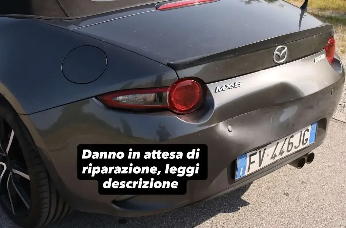 Usata Mazda MX5 Exceed 132 CV (97 kW) 2019 Grigio Cabrio
