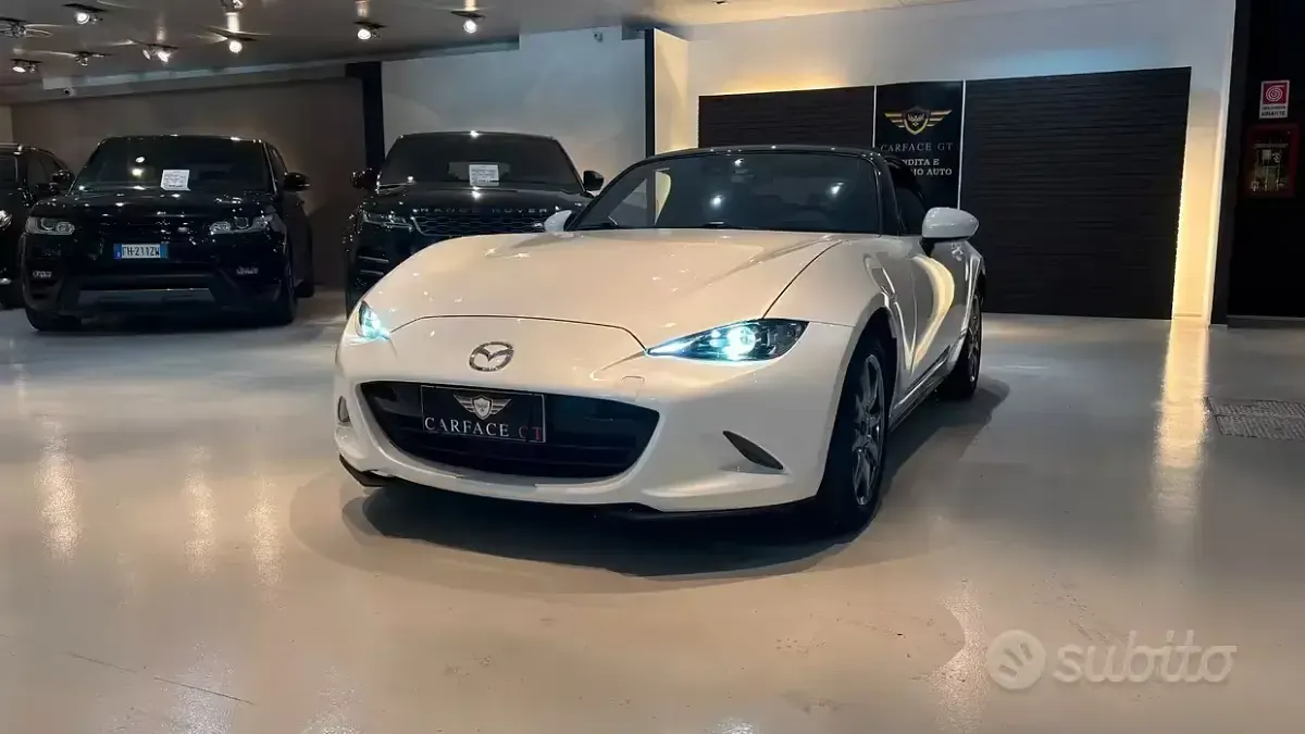 Usata Mazda MX5 132 CV (97 kW) 2021 Bianco Cabrio